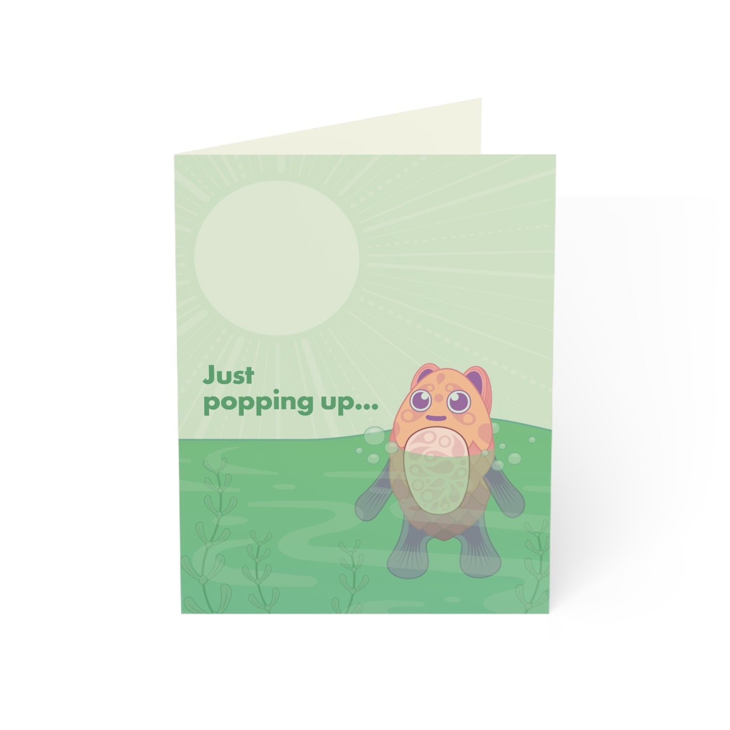 Just Popping Up... Thank You Card